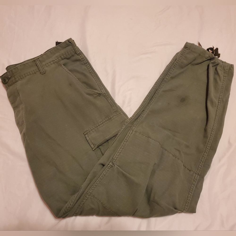 Men's Olive Green Cargo Pants